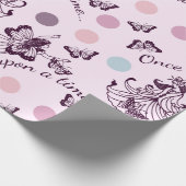 蝶々と時を追うおとぎ話 ラッピングペーパー (角)
