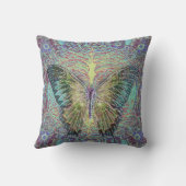 蝶々と暮らす木 クッション (裏面)