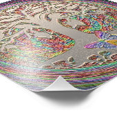 蝶々と暮らす木 フォトプリント            (角)