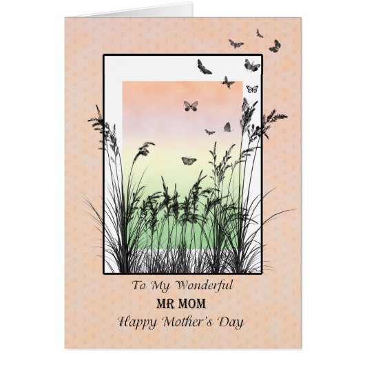 蝶々と母の日 (正面)