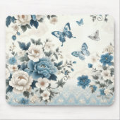 蝶々と花 マウスパッド (正面)