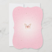 蝶々と虹と花の招待状 招待状 (裏面)