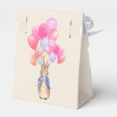 蝶々と風船を持つウサギのピーター フェイバーボックス (裏面サイド)