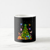蝶々のクリスマスツリー コーヒーマグカップ (中央)