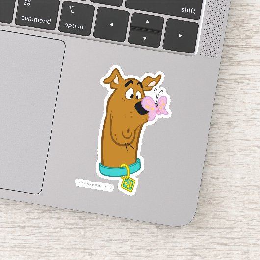 蝶々のスクービードゥーの鼻 シール (詳細)