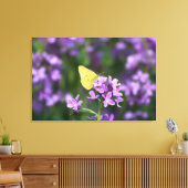 蝶々の写真芸術を際立たせる人 キャンバスプリント (インサイチュ (リビング))
