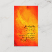 蝶々の妖精 名刺 (裏面)