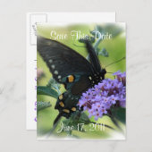 蝶々の日を保存カスタマイズする 案内ポストカード (正面/裏面)