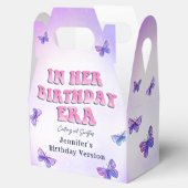 蝶々の時代の誕生日パーティーの好意ボックス フェイバーボックス (オープン)