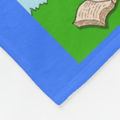 蝶々の木 フリースブランケット (角)