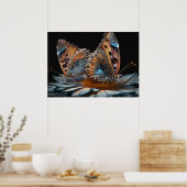 蝶々の蛾のポスター ポスター (キッチン)