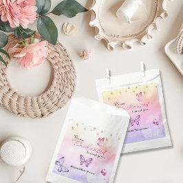 蝶々の赤ちゃんシャワーに会えて魅了されている フェイバーバッグ