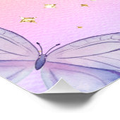 蝶々の赤ちゃんシャワーに会えて魅了されている ポスター (コーナー)