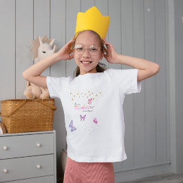 蝶々の赤ちゃんシャワーに会えて魅了されている Tシャツ