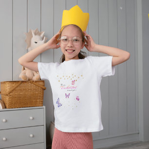 蝶々の赤ちゃんシャワーに会えて魅了されている Tシャツ