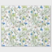 蝶々や竜に花を咲かせる ラッピングペーパー (フラット)