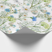 蝶々や竜に花を咲かせる ラッピングペーパー (角)