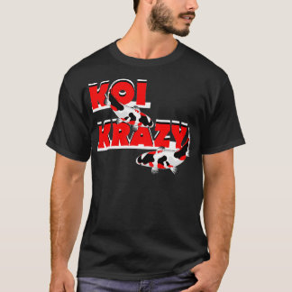 蝶々コイ池 昭和コイ魚 丹頂三景 Tシャツ