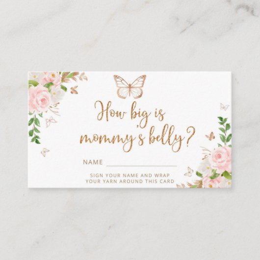 蝶々ママの腹の大きさ エンクロージャーカード (正面)