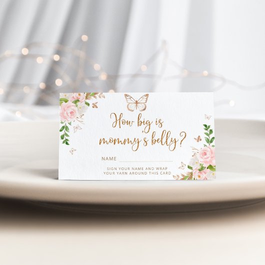 蝶々ママの腹の大きさ エンクロージャーカード