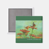 『蝶々二羽』 マグネット (正面/裏面)