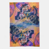 蝶々元気 キッチンタオル (縦)