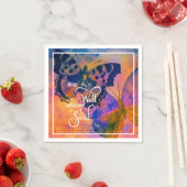 蝶々元気 スタンダードカクテルナプキン (インサイチュ)