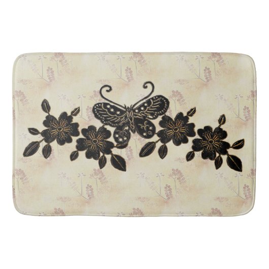 蝶々夫人 バスマット (正面)