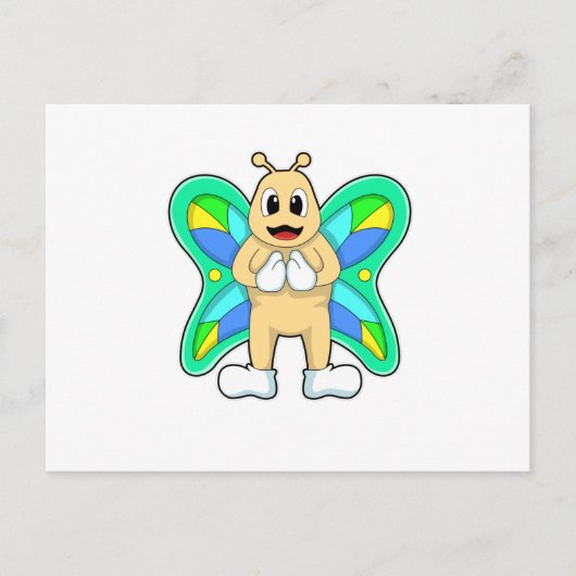 蝶々幸せ ポストカード (正面)