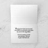 蝶々旦那を亡くした記念日 カード (内部)