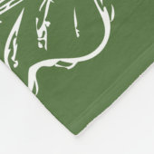 蝶々柄 フリースブランケット (角)