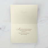 蝶々母の十周年死 カード (内部)