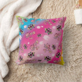 蝶々牡丹 クッション (ブランケット)