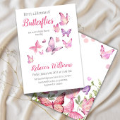 蝶々紫の生涯ブライダルシャワー 招待状