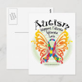 蝶々自閉症3 ポストカード (正面/裏面)