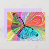蝶々葉書 ポストカード (正面/裏面)
