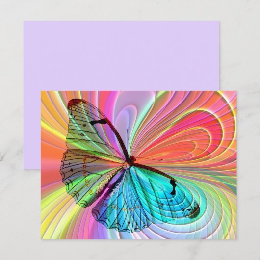 蝶々葉書 ポストカード (正面/裏面)
