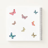 蝶々葬儀記念バジェットゲストブック ノートブック (裏面)