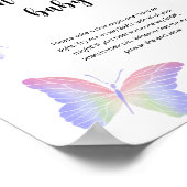 蝶々言わないベビー ポスター (角)