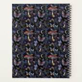 蝶々 キノコ & 植物の月夜模様 プランナー手帳 (裏面)