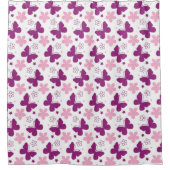 蝶々 シャワーカーテン (正面)