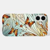 蝶々 ステンドグラス柄 Case-Mate iPhoneケース (裏面 (横))