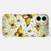 蝶々 ステンドグラス柄 Case-Mate iPhoneケース (裏面 (横))