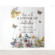 蝶々 フラワール | ブライダルシャワー ウェルカム