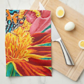 蝶々I キッチンタオル (四つ折り)