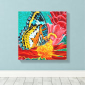 蝶々I キャンバスプリント (インサイチュ (ウッドフロア))