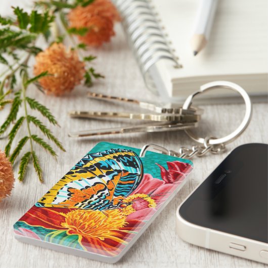 蝶々I キーホルダー (正面右)