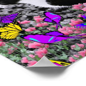 蝶々IIのソバカス – Tuxedo Cat ポスター (角)