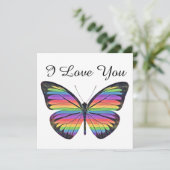 蝶あなたが愛されているフラットカード (スタンド正面)