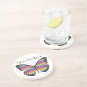 蝶あなたが愛されている砂岩コースター コースター (側面)